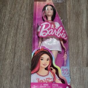 Barbie Doll with Pink and White Outfit